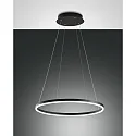 LED Pendel GIOTTO, 2x 18W, 3000K, 3240lm, IP20, sort