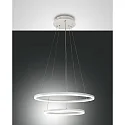 LED Pendel GIOTTO, 1x 52W, 3000K, 4680lm, IP20, hvid