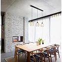Fabas Luce Pendel GISELLA, E27, 3x 60W, IP20, rav