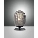 Bordlampe INFINITY, E27, 1x 40W, IP20, grå gennemsigtig