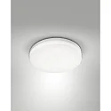 Fabas Luce LED Loftlampe TRIGO, 1x 27W, 3000K, 2150lm, IP65, hvid, med bevægelsesdetektor