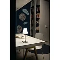 Fabas Luce LED Bordlampe LUCY, G9 LED, 1x 3W, 3000K, 220lm, IP20, satin nikkel