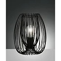 table lamp CAMP E27 IP20, black dimmable