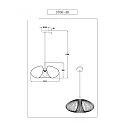 Fabas Luce Pendel FASSA E27 IP20, sort