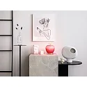 Fabas Luce table lamp WENDY IP20, satined brass dimmable