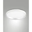 ceiling luminaire ISY Ø 35CM CCT Switch, with decorative ring, with spacer IP20, white dimmable