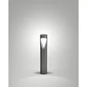 Pælelampe TEO 60 IP65, metallic, sort