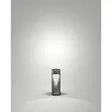 Pælelampe TEO 30 IP65, metallic, sort