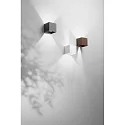 Fabas Luce Udendørs wall luminaire CUBA IP54, mørkegrå