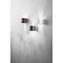 Fabas Luce Udendørs wall luminaire CODY IP54, corten