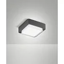 Udendørs loftlampe DIUK IP65, mørkegrå