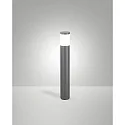 bollard lamp GORLA E27 IP54, dark grey