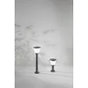 Fabas Luce Pælelampe THIAGO 30 E27 IP65, mørkegrå