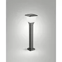 bollard lamp LENA 60 E27 IP65, dark grey