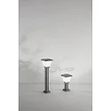 Fabas Luce bollard lamp LENA 60 E27 IP65, dark grey