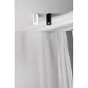 Fabas Luce Downlight RAY cylindrisk, stiv, overflademonteret version IP44, sort dæmpbar