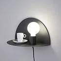 Faro Væglampe NIT E27 IP20, sort mat