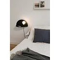 Faro Væglampe NIT E27 IP20, sort mat