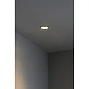 Faro Indbygnings loftlampe FRESH GU10 IP20, sort mat