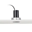 Faro Indbygnings loftlampe FRESH GU10 IP65, sort mat