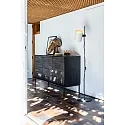 Faro Standerlampe GUADALUPE E27 IP20, beige, sort mat 