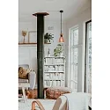 Faro Pendel RETRO E14 IP20, kobber, mat 