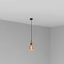 Faro Pendel RETRO E14 IP20, kobber, mat 