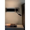 Faro Væglampe MOOD LED IP20, egetræ 