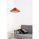 Faro Pendel SAIGON IN 3-flammer E27 IP20, sort mat, terracotta 