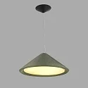 Faro Pendel SAIGON IN 3-flammer E27 IP20, olivengrøn, sort mat 