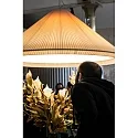 Faro pendant luminaire SAIGON IN 4 flames E27 IP20, black matt, ivory 