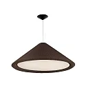 Pendel SAIGON IN 4-flammer E27 IP20, brun, sort mat 