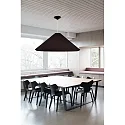 Faro Pendel SAIGON IN 4-flammer E27 IP20, brun, sort mat 
