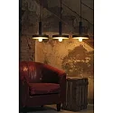 Faro Pendel WHIZZ 3-flammer E27 IP20, guld, sort 