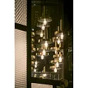 Faro Pendel WHIZZ 7-flammer E27 IP20, guld, sort 