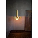 Faro Pendel WHIZZ E27 IP20, guld, sort 