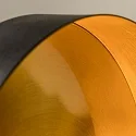 wall luminaire WHIZZ E27 IP20, gold, black matt 