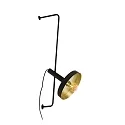 wall luminaire WHIZZ E27 IP20, gold, black matt 