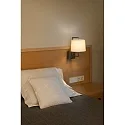 Væglampe FRAME E27 IP20, beige, antik guld 
