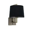 Væglampe FRAME E27 IP20, sort, antik guld 