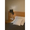 Faro Væglampe FRAME E27 IP20, sort, antik guld 