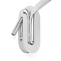 Faro Væglampe ETERNA E27 IP20, chrom, sort 