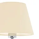 Faro Væglampe ETERNA E27 IP20, beige, chrom 
