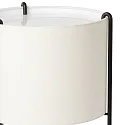 Faro floor lamp DRUM E27 IP20, beige, black matt 