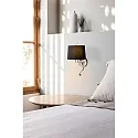 Faro Væglampe MONTREAL E27 IP20, chrom, sort 
