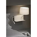 Faro Væglampe HANDY E27 IP20, hvid mat 