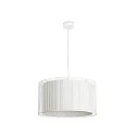 pendant luminaire LINDA E27 IP20, beige, white matt 
