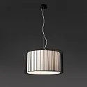 Faro Pendel LINDA E27 IP20, beige, sort mat 