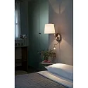 Faro Væglampe BERNI E27 IP20, nikkel satin 