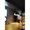 Faro Pendel MAGMA E27 IP20, guld, sort 
